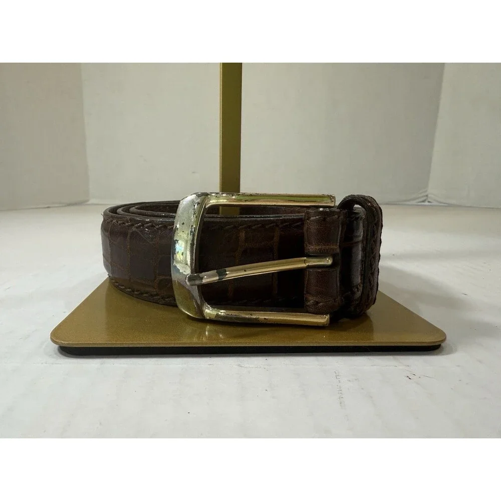 Brighton Classics Gator Leather Unisex‎ Belt M21538 Authentic SIZE 40